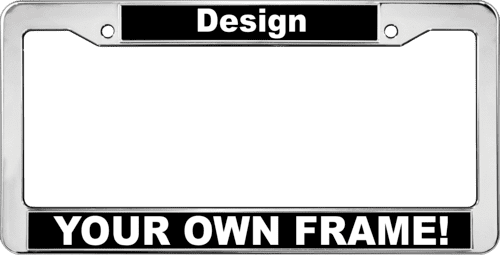 Standard Car Plastic License Plate Frames